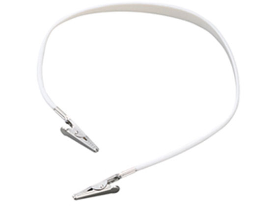 【お取り寄せ】アズワン パステル紙エプロン用クリップ ホワイト(リセラ) 35170 エプロン 紙コップ 口..