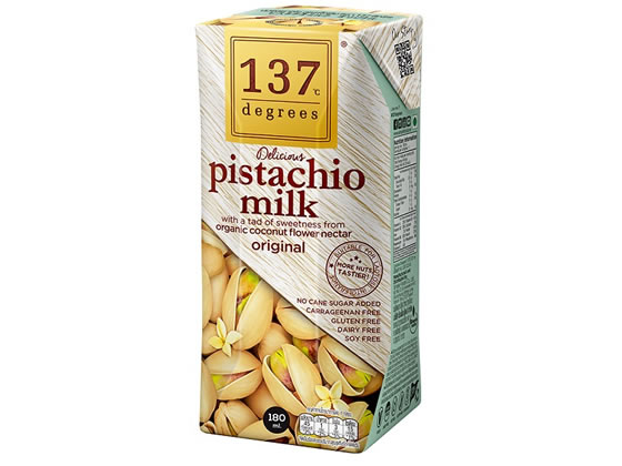【商品説明】「ナッツの女王」と呼ばれるピスタチオとカシューナッツをブレンドした薫り高いナッツミルク。ココナッツ花蜜の甘さが嬉しい優しい味わい。【仕様】●原材料名：ピスタチオミルク／カシューナッツミルク／ひまわり種／ココナッツ花蜜●容量：180ml●原産国：タイ【備考】【賞味期限2026.10.2】【検索用キーワード】はるなぷろでゅーす　Haruna　137ディグリーズ　137でぃぐりーず　137℃degrees　137℃ディグリーズ　137℃でぃぐりーず　pistachio　milk　ピスタチオミルク　ぴすたちおみるく　180ml　180ミリリットル　小容量　紙パック飲料　1本　ピスタチオミルク　カシューナッツミルク　ナッツ含有飲料　清涼飲料、ジュース、その他　わけあり　訳あり　アウトレット　賞味期限間近　廃棄　fd＿loss　フードロス　X604SC【賞味期限2026.10.2】