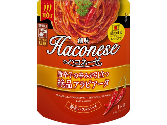 創味食品 ハコネーゼ 唐辛子の辛みが引立つ絶品アラビアータ 105g jetprice-10751854 JET PRICE パッケージ画像