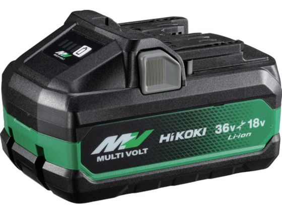 【商品説明】従来品（BSL36B18）にエラストマを追加したことで、落下時の衝撃に強くなりました。排水性を強化したことで耐水性がアップしています。従来の充電器でも充電可能です。電池残量表示付きで、不意の電池切れを防げます。36V製品、18V製品がこの電池一つで両方使用可能です。（一部商品を除く）【仕様】●電圧（V）：36／18●充電時間：約40分（急速充電器UC18YDL2使用）●残量表示付●充電時間：約40分（急速充電器UC18YDL2使用）●本体：樹脂●底面：エラストマ●BSL36B18Xは、形状上ご使用いただけない製品があります。●詳しくは取扱説明書をご参照ください。●PSマークの種類：PSE●届出事業者名：工機ホールディングスジャパン株式会社【備考】※メーカーの都合により、パッケージ・仕様等は予告なく変更になる場合がございます。【検索用キーワード】HiKOKI　新マルチボルト蓄電池　36V　18V　4．0Ah　8．0Ah　高容量　BSL36B18X　6444　5356188　4549115271364　作業用品　工具　電動工具　油圧工具　X179TW36V／18V製品のバッテリーに。