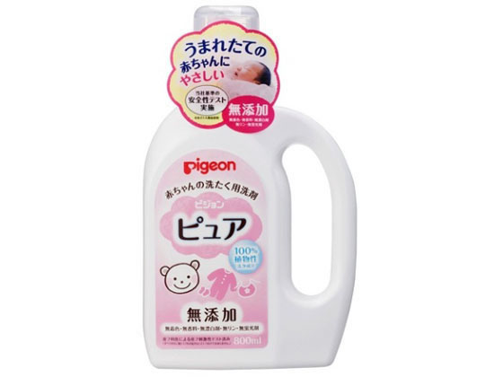 【商品説明】うまれたての赤ちゃんにやさしい赤ちゃんの洗たく用洗剤。●0ヵ月の赤ちゃんから使えます。●洗剤残りの心配がなく、衣類の水通しから使えます。●植物性洗浄成分で、うんちやミルクの汚れをすっきり落とします。【仕様】サイズ：67×134×227mm　重量：904g　成分（材質）：界面活性剤〔7．6％　ポリオキシエチレンアルキルエーテル、純石けん分（脂肪酸カリウム）〕、安定化剤、pH調整剤、金属封鎖剤　原産国：日本【検索用キーワード】ピジョン　ぴじょん　pigeon　ピジョン　赤ちゃん　洗たく用　洗剤　ピュア　800mL　効果　効き目　評判　人気　ランキング　使用感　口コミ　ベビーケア　ヘルスケア　X362TZうまれたての赤ちゃんにやさしい。無添加、3つの安全性試験を実施。100％植物性