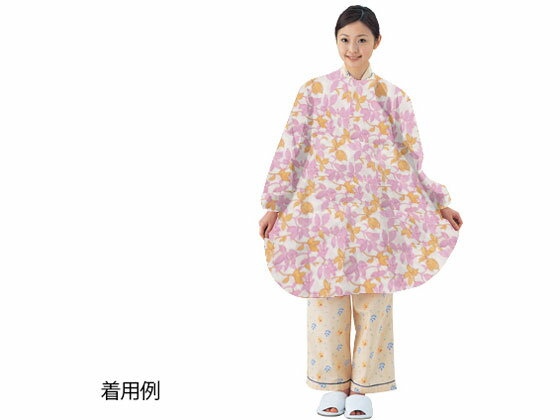 【お取り寄せ】アズワン 食事前掛(袖付・超撥水タイプ) 食事エプロン 食事ケア 介護 衛生材料