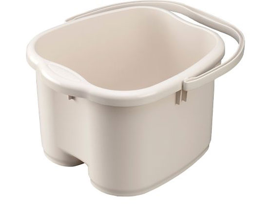 【お取り寄せ】アズワン 足湯専科 アイボリー(レディース用) 2502 足浴器 清拭 入浴 介護 衛生材料