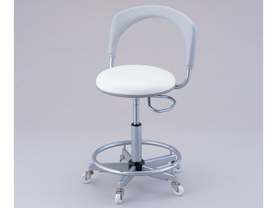 【お取り寄せ】アズワン 抗菌・防汚チェアー リング有り SC-380R 椅子 研究室設備