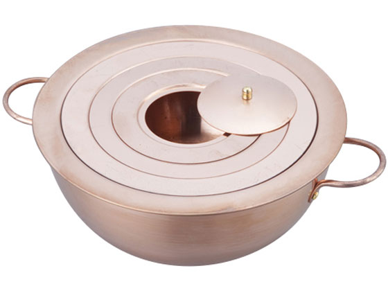 【お取り寄せ】野中理化器 湯煎器(銅製ウオーターバス)φ180mm 恒温水槽 加熱 冷却機器 実験室用備品