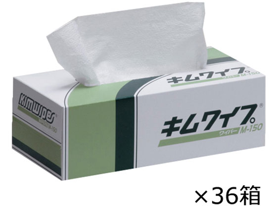 クレシア キムワイプ M-150 225×210mm 62030 ワイパー ペーパータオル テープ ラベル 実験用小物 機材