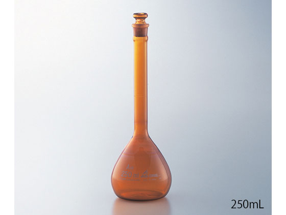 乐天商城 - 【お取り寄せ】アズワン 高精度メスフラスコ 茶 5mL メスフラスコ ガラス容器 計量器