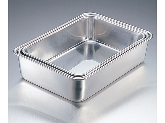 【お取り寄せ】イケダ エコクリーン 深型組バット(190×133×73mm) 2号 バット トレー 金属製 金属容器 計量器