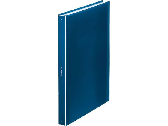 A4 Size - キングジム クリアーファイル ヒクタス(透明)A4 60ポケット 青 A4 固定式クリヤーファイル