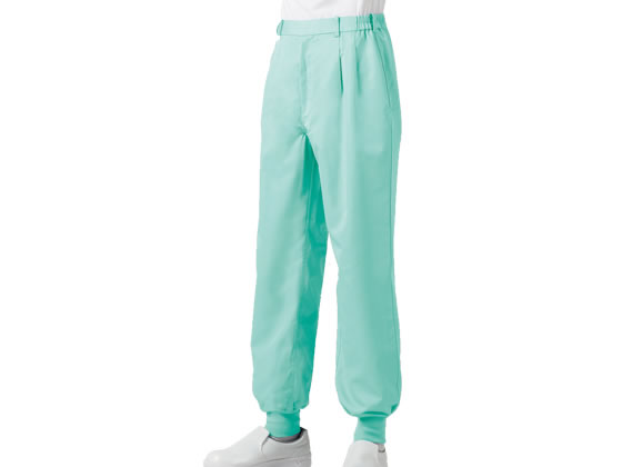 【お取り寄せ】住商モンブラン パンツ グリーン LL RS7521-6 白衣パンツ 医療服 ユニフォーム