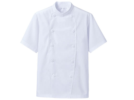 【お取り寄せ】住商モンブラン 半袖コックコート 白 4L 6-624 厨房 調理服 飲食店ユニフォーム ユニフォーム