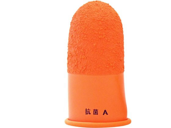 【お取り寄せ】プラス 指サック A 大サイズ 50個入 オレンジ KM-203H 35-964 指サック サックタイプ 紙めくり デスク周り 文具