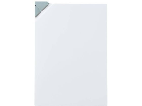 キングジム ナナメクリ ファイル A4 白 580-W A4 差替式クリヤーファイル