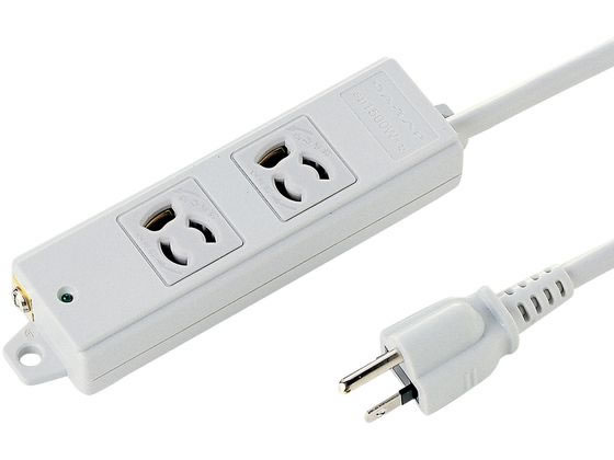 Other - 【お取り寄せ】サンワサプライ 工事物件タップ 2個口 1m TAP-KS2-1 コード付き電源タップ3ピン 電源タップ OAタップ 配線パーツ 家電