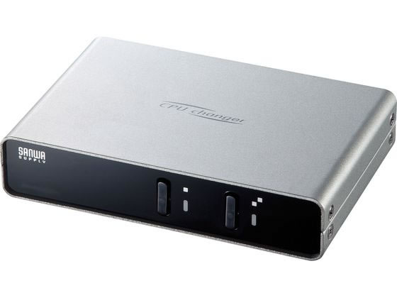 【お取り寄せ】サンワサプライ パソコン自動切替器(2:1) SW-KVM2LPN2 切替機 分配器 PC周辺機器 パソコン 家電