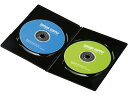 【お取り寄せ】サンワサプライ スリムDVDトールケース 2枚収納 ブラック 10枚セット DVDトールケース メディアケース 記録メディア テープ