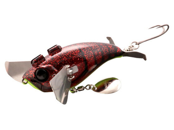 【お取り寄せ】ジャッカル 爆音ポンパドール鯰カスタム #チャーベリザリ バス ハードルアートップウォーター ルアー フレッシュウォーター 釣り具 アウトドア