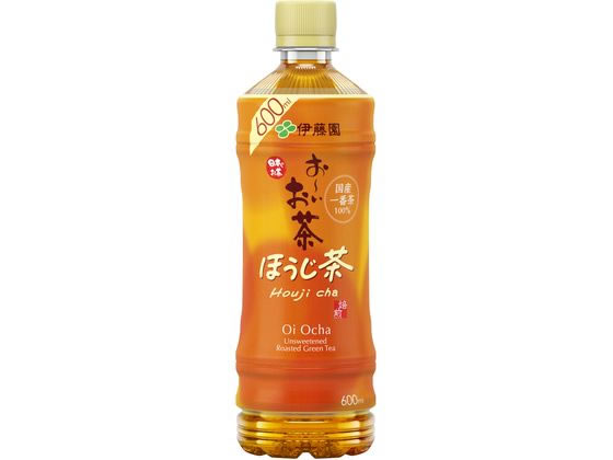 伊藤園 お~いお茶 ほうじ茶 600ml ペットボトル 小容量 お茶 缶飲料 ボトル飲料