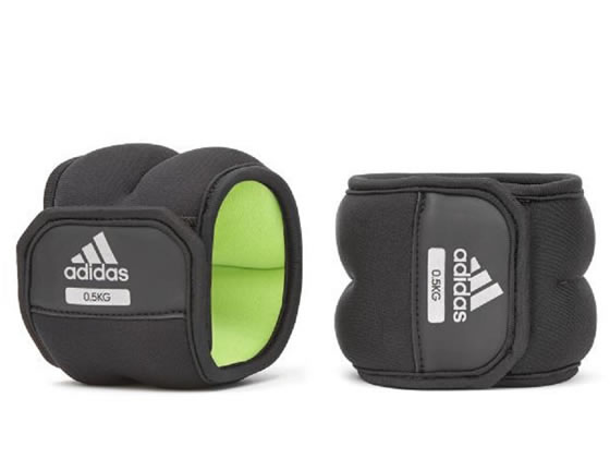 【お取り寄せ】adidas アンクルリスト ウェイト (ペア) 0.5kg ADWT12320 トレーニング器具 スポーツケア 競技備品 スポーツ