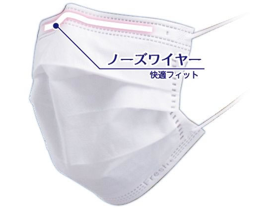 大黒工業 不織布マスク3層構造 50枚 87757 マスク 鼻 のど対策 メディカル