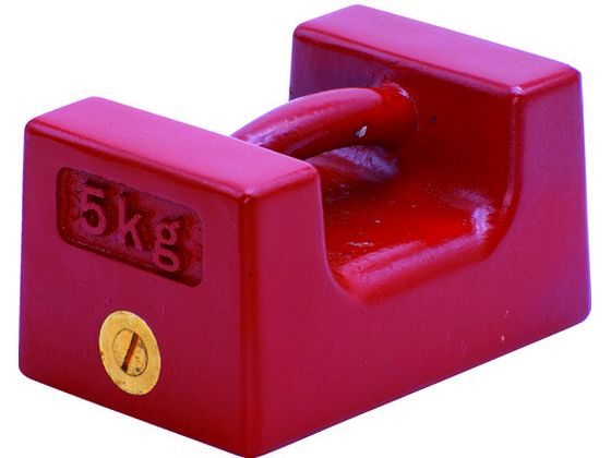 【お取り寄せ】TRUSCO M2級 鋳鉄製枕型分銅 5kg M2RW-5KG はかり 測定 計測 作業