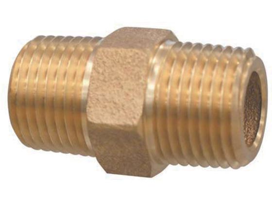 【お取り寄せ】TBC 砲金六角ニップル 20X13 H-6N 継手 パイプ 水道 空調配管用工具 作業用品 工具