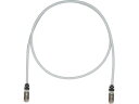 【お取り寄せ】パンドウイット CAT6A/CAT6 シールドパッチコード 8m ライトグレー STP6X8MIG STP6X8MIG