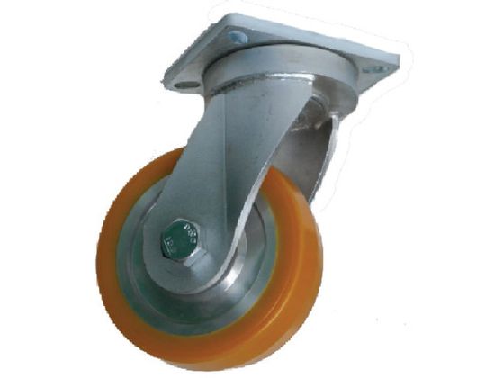 【お取り寄せ】ヨドノ 超重量用高硬度ウレタン自在車 1500kg用 HDUJ150 キャスター 筐体 機構部材 金物