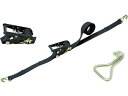 【お取り寄せ】シライ ラチェットバックル 黒 ナローフック付 RK35B5NH200