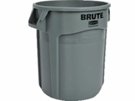 【お取り寄せ】ラバーメイド ラウンドブルートコンテナ スリット付き 75.7L グレイ 262075 分別タイプ ..