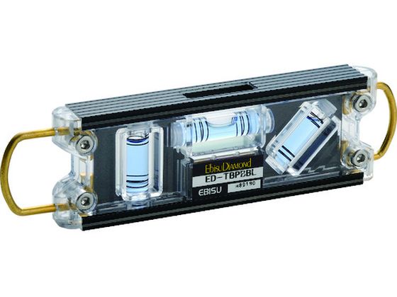 【お取り寄せ】エビスダイヤモンド トビレベル・プロ ブラック/ブルー ED-TBPBBLエビスダイヤモンド トビレベル・プロ ブラック/ブルー ED-TBPBBL 水平器 レベル 測量 工事 作業 工具