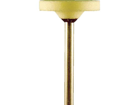 【お取り寄せ】ミニモ イエロー砥石 WA＃120 φ19 (10本入) CA3408 軸付砥石 研削研磨 作業 工具