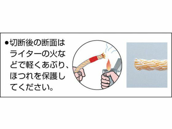 【お取り寄せ】TRUSCO PVトラックロープ 3つ打 線径12mm×長さ20m トラックロープ 荷締 現場 安全 作業
