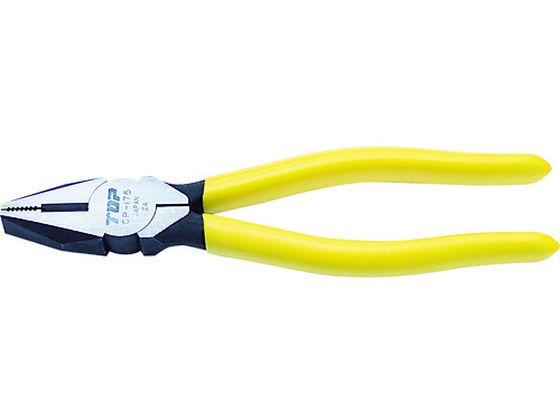 【お取り寄せ】TOP ペンチ(ビニールグリップ) 175mm CP-175G ペンチ ニッパ プライヤー 作業用品 工具