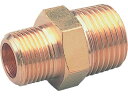 【お取り寄せ】ASOH 異径六角ニップル PT1/8×PT3/8(RoHS) NE-1013R