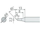 【お取り寄せ】グット 替こて先2BC型PX2/PX3/SVS用 PX-2RT-2BC 電気はんだこて はんだ 静電気対策 生産加工 作業 工具