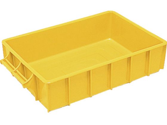 【お取り寄せ】DIC A型コンテナ A-1 ボックス型 W460×D280×H100 黄 A-1 ボックスコンテナ 保管 作業