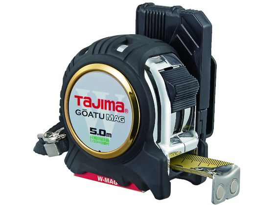 タジマ 剛厚セフGロックダブルマグ25 5.0m 尺相当目盛付 GASFGLWM2550S コンベックス 測量用品 工事用品 作業用品 工具