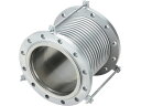 【お取り寄せ】NFK 排気ライン用伸縮管継手 フランジ5K/SS400(接液部SUS) 125A×150L NK-7300 5K-SS400-125A-150L 継手 パイプ 水道配管用工具 空調配管用工具 作業(4)