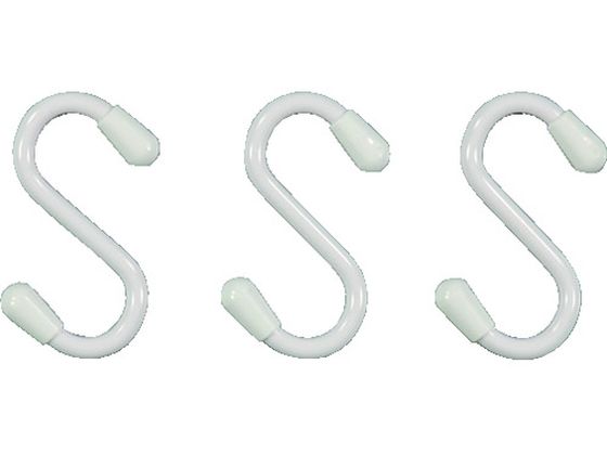 【お取り寄せ】光 Sカン小 白 3P SY-12 Sカン S字フック ネット用フック ピン フック 掲示物留め 吊下げ POP 掲示