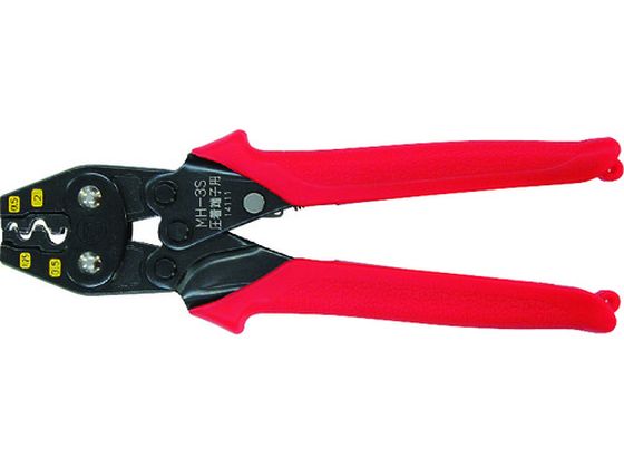 【お取り寄せ】マーベル 圧着工具(裸圧着端子、スリーブ用) MH-3S 圧着工具 空調 電設資材 作業用品 工具
