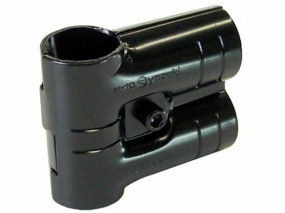 【お取り寄せ】矢崎化工 イレクター 28メタルジョイント ブラック HJ-9 S 支柱 クランプ 機構部品 メカニカル部品 作業用品 工具