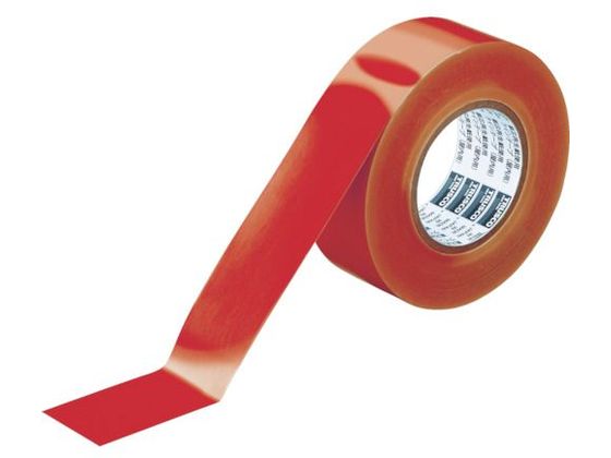 【お取り寄せ】TRUSCO ラインテープ ゴミゼロタイプ 幅50mm×長さ50m レッド ラインテープ 安全保護テープ 粘着テープ 梱包