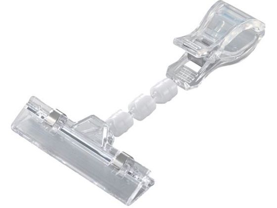 其它 - 【お取り寄せ】TRUSCO ホルダー式クリップ ワイドクリップ+ジョイント3連+中型クリップ クリップ 留める 文具 事務