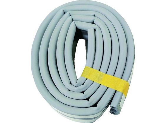 【お取り寄せ】槌屋 戸当りすき間テープ P型 グレー TSP-001 隙間テープ 建築用テープ 粘着テープ 梱包