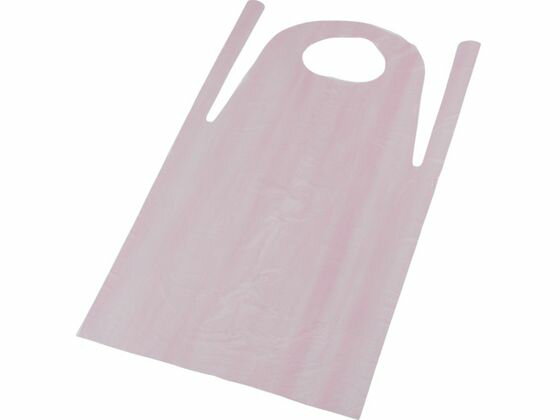 【お取り寄せ】TRUSCO PE使い捨てエプロン サイズフリー ピンク (50枚入) 使い捨てエプロン 作業用靴下 靴カバー エプロン 作業用手袋