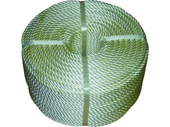 【お取り寄せ】高木 JISナイロンロープ 9.0mm×200m 36-7405 ナイロンロープ 荷造り紐 梱包