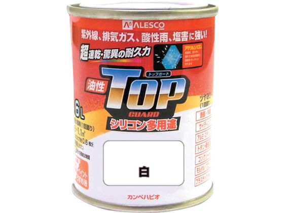 【お取り寄せ】KANSAI カンペ 油性トップガード1.6L白 #00017640011016 塗料 塗装 養生 内装 土木 建築資材