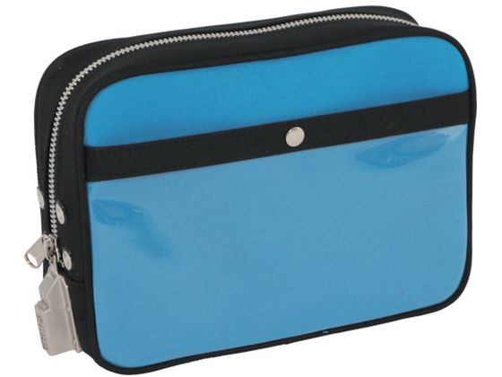 【商品説明】●本社・支社、工場間の書類等のやり取りに。A5サイズまでの書類の管理に。売上金、釣銭等の現金管理に。●擦り切れに強く、耐久性に優れた帆布生地を使用したポーチです。●ダイヤル錠とポーチが一体となったタイプです。【仕様】●型番：PM-SED-09●容量（L）：3●色：ブルー●幅（mm）：260●奥行（mm）：70●高さ（mm）：180●SED−1錠タイプ●YKKアルミYZIP［［R中］］ファスナー●前胴宅配伝票用透明ポケット付（SSサイズ除く）（ホック付）●帆布●任意の開錠番号への設定可能な可変式で、キーの管理が不要です。●片面に宅配伝票用透明ポケットが付いているので梱包無しでそのまま配送することができます。●A5用紙サイズまで入れられる中型ポーチです。【備考】※メーカーの都合により、パッケージ・仕様等は予告なく変更になる場合がございます。【検索用キーワード】SANEI帆布メール用ポーチMSED−1錠付ブルー　サンエイハンプメールヨウポーチMSED−1ジョウツキブルー　SANEI防犯商品　PMSED09　手作業工具　バックパックツールバッグ　ツールバッグ　セキュリティバッグ　4573156061226　1141914　SANEI　帆布メール用ポーチ（M）SED−1錠付　ブルー　PM−SED−09　X358CN