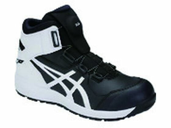 【お取り寄せ】アシックス ウィンジョブCP304 BOA ブラック×ホワイト 23.0cm 安全靴 作業靴 安全保護具 作業